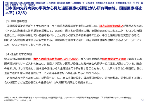 日本国内先行病院の事例から見た遠隔医療の課題(がん研有明病院、国際医療福祉大学) 