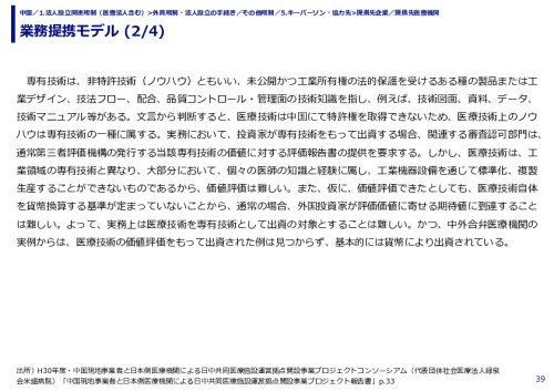 業務提携モデル 