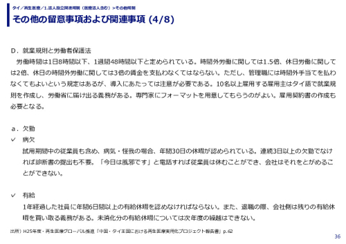 その他の留意事項および関連事項 (1/8)