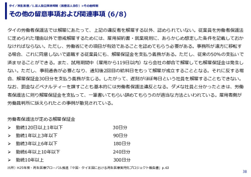 その他の留意事項および関連事項 (1/8)