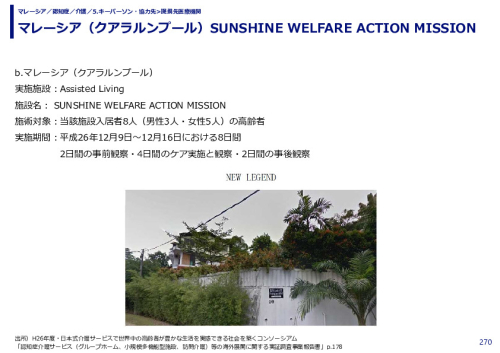 マレーシア（クアラルンプール）SUNSHINE WELFARE ACTION MISSION　