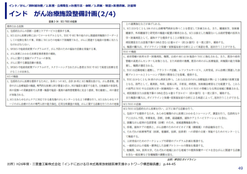 インド　がん治療施設整備計画(1/4)