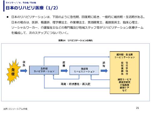 日本のリハビリ医療