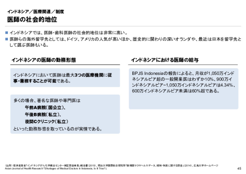 R6年度「医療国際展開カントリーレポート　新興国等のヘルスケア市場環境に関する基本情報　インドネシア編」