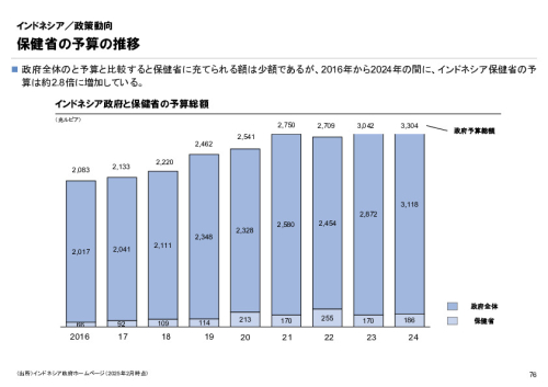 R6年度「医療国際展開カントリーレポート　新興国等のヘルスケア市場環境に関する基本情報　インドネシア編」