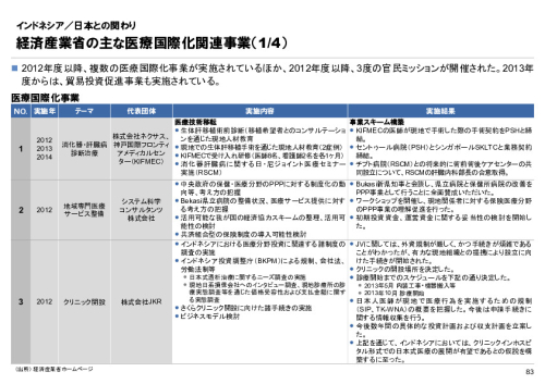 R6年度「医療国際展開カントリーレポート　新興国等のヘルスケア市場環境に関する基本情報　インドネシア編」