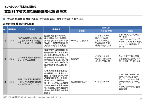 R6年度「医療国際展開カントリーレポート　新興国等のヘルスケア市場環境に関する基本情報　インドネシア編」