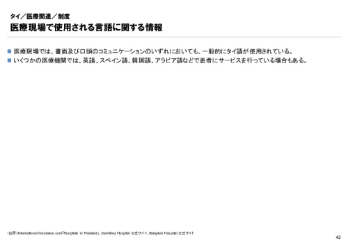 R6年度「医療国際展開カントリーレポート　新興国等のヘルスケア市場環境に関する基本情報　タイ編」
