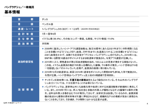 R6年度「医療国際展開カントリーレポート　新興国等のヘルスケア市場環境に関する基本情報　バングラデシュ編」