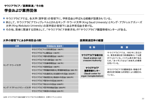 R3年度「医療国際展開カントリーレポート　新興国等のヘルスケア市場環境に関する基本情報　サウジアラビア編」