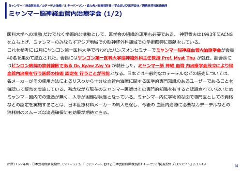ミャンマー脳神経血管内治療学会