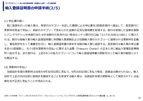 輸入登録証明書の申請手続 