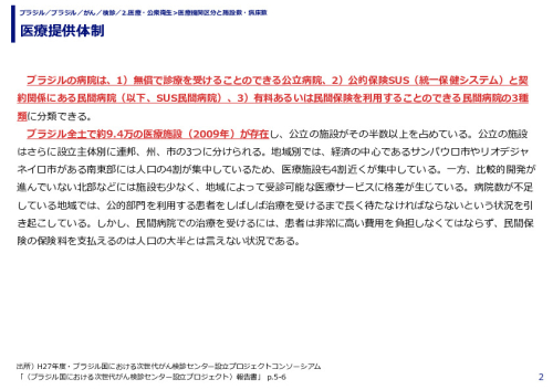 医療提供体制