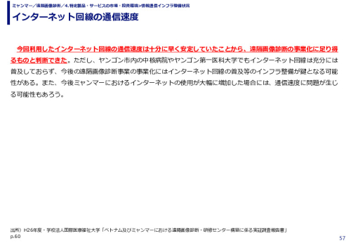 インターネット回線の通信速度