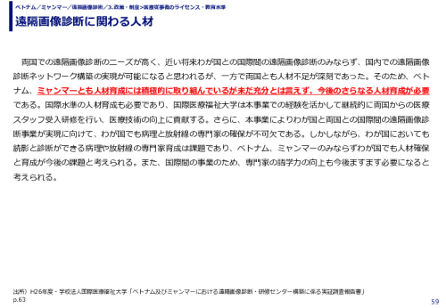 遠隔画像診断に関わる人材